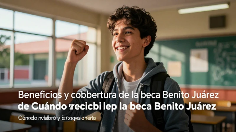 Éxito educativo con la beca Benito Juárez