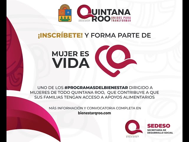 como puedo registrar a una mujer en el programa mujer es vida