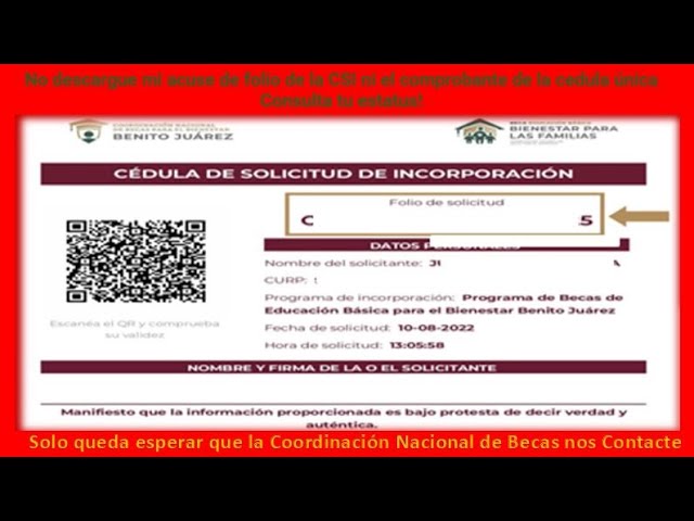 como puedo reimprimir mi cedula unica de la beca benito juarez