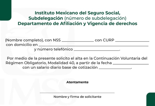 como puedo solicitar la modalidad 40 de pension del imss