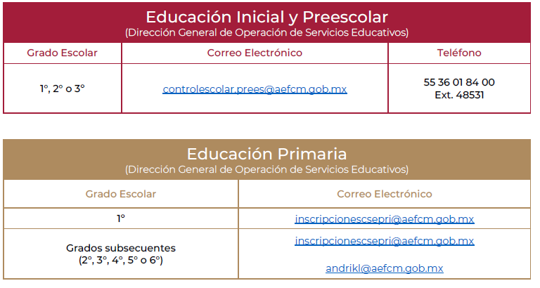 como realizar las preinscripciones en el sitio web aefcm gob