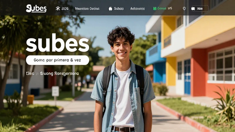 Guía para registrarse en SUBES 2026