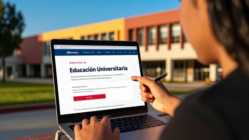 Registro para becas universitarias