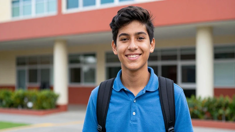 Estudiante mexicano brillante muestra éxito académico