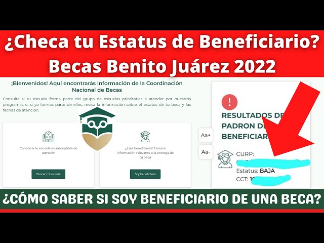 como saber si me van a dar la beca de benito juarez