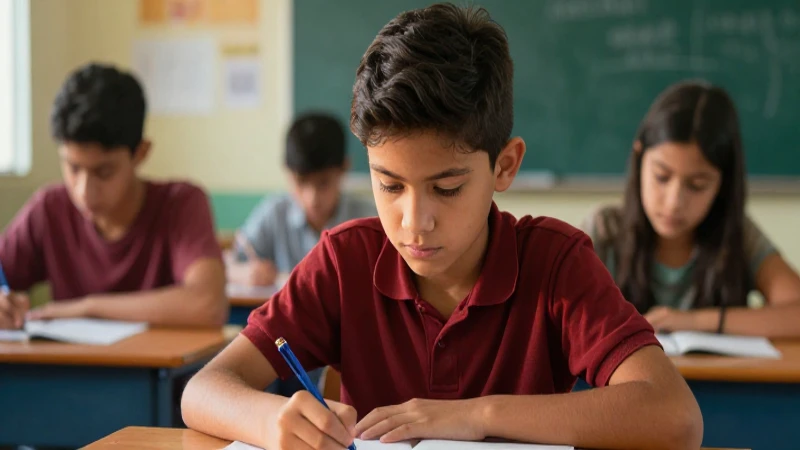 Estudiante mexicano con iluminación dramática