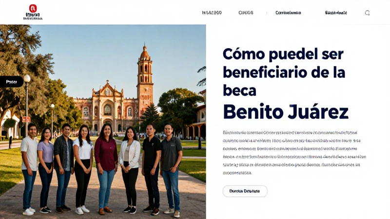 Sube la documentación solicitada de la beca Benito Juárez