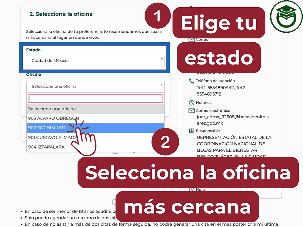 como solicitar citas para las becas de bienestar