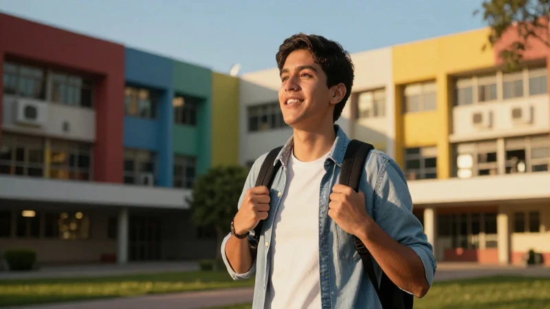 Joven estudiante triunfa en campus universitario
