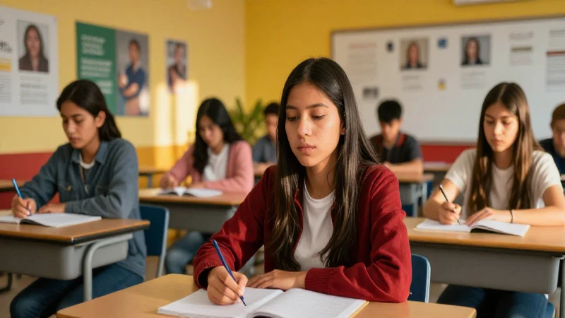 Cuáles son los requisitos para solicitar las becas municipales en Altamira 28 Estudiante mexicano brillante en aula moderna