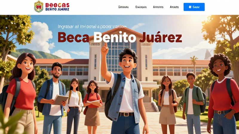 Ingresa al portal de Becas Benito Juárez