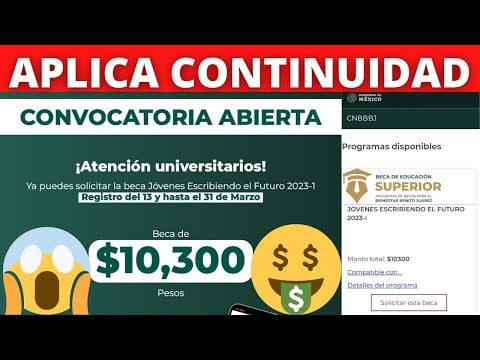Cómo volver a solicitar la beca Jóvenes escribiendo el Futuro