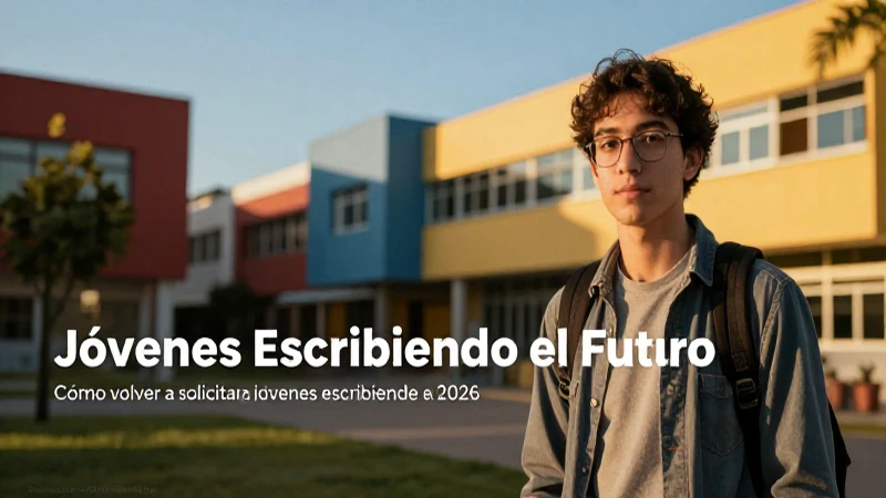 ¿Cuándo abren las convocatorias Jóvenes Escribiendo 2026?