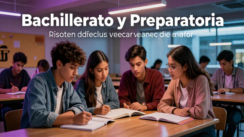 Diferencias clave entre bachillerato y preparatoria