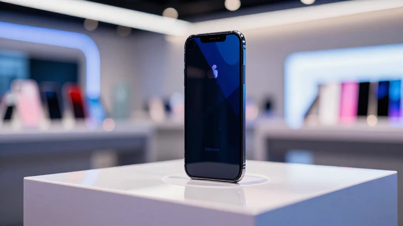iPhone 8 elegante en foto profesional