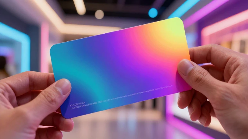 Primer plano de voucher digital vibrante