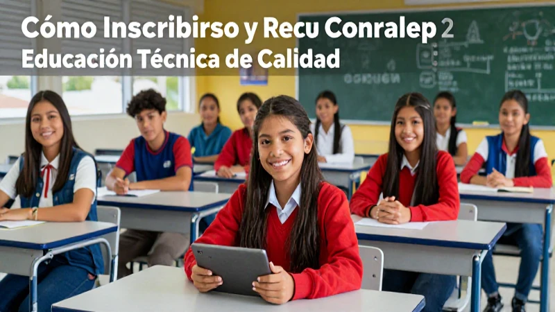 Conalep: Inscripción y requisitos educativos