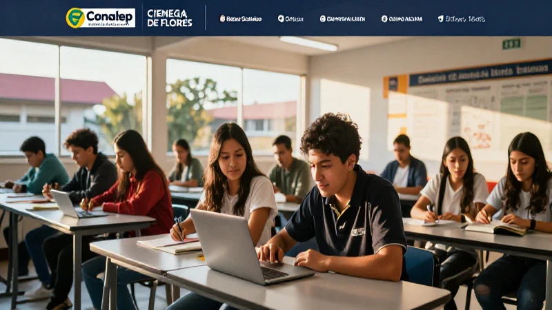Contacto y redes del Conalep Cienega de Flores