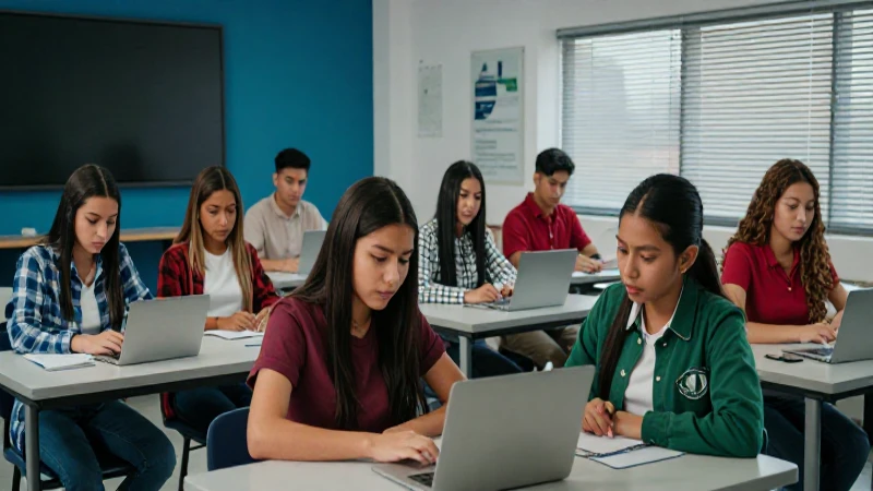 Estudiantes mexicanos sobresalen en un aula vibrante
