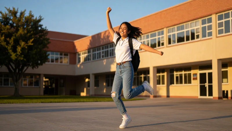 Estudiante triunfa en logro educativo moderno