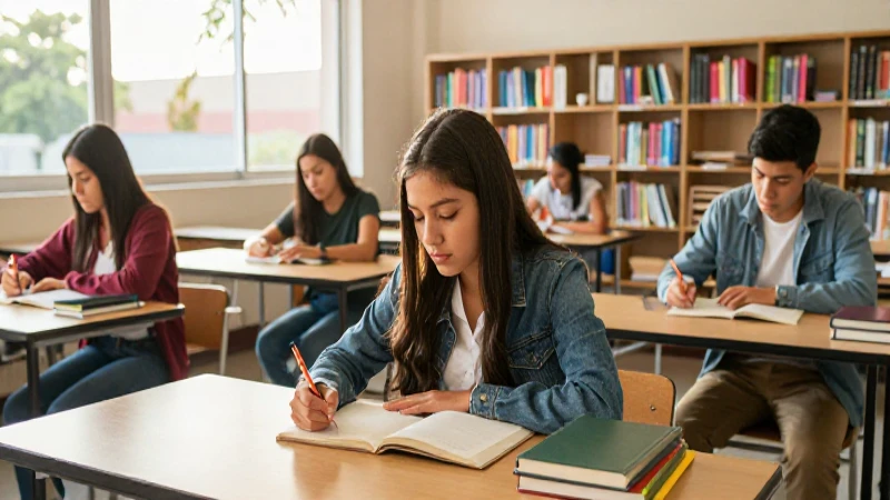 Estudiantes mexicanos inspirados en un campus vibrante
