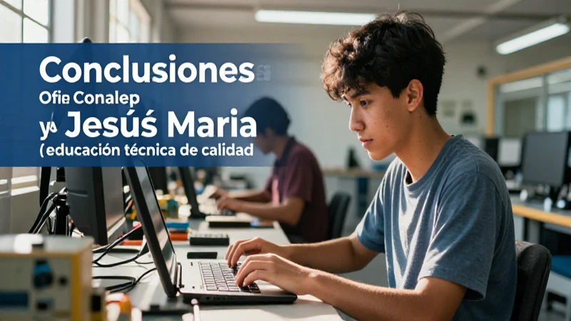 Portada vibrante de Conalep promueve éxito técnico