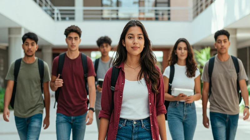 Foto vibrante de éxito estudiantil mexicano