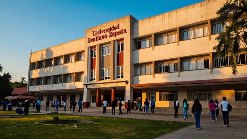 La Universidad Emiliano Zapata: historia y campus vibrante