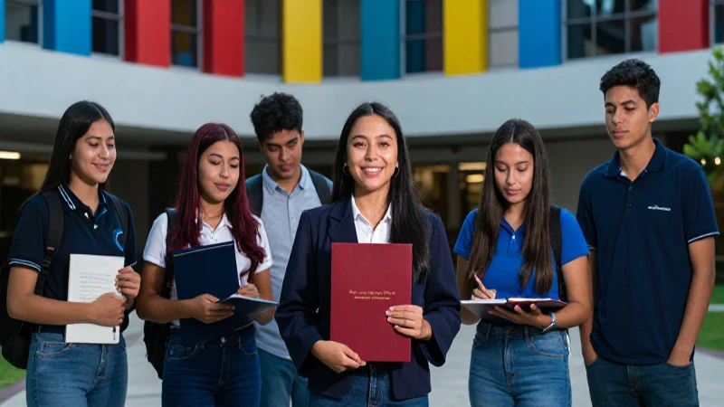 Estudiantes mexicanos celebrando sus logros universitarios con estilo