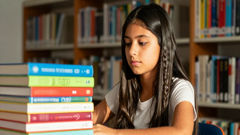 Estudiante mexicano enfocado en éxito educativo