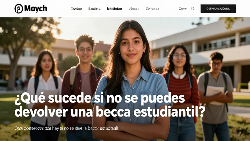 Consecuencias de no devolver la beca estudiantil