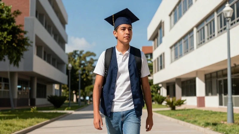 Joven estudiante mexicano avanza con optimismo