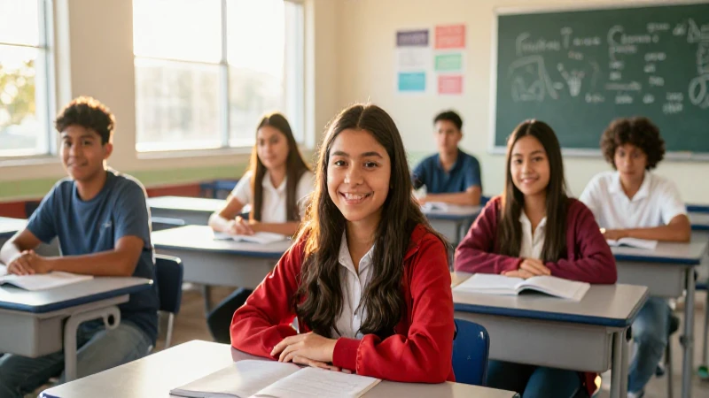 Estudiantes mexicanos con éxito académico y futuro