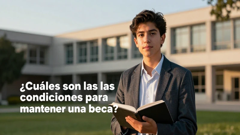 El fracaso académico puede anular la beca