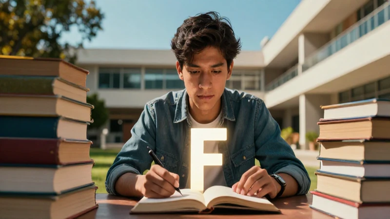 Estudiante mexicano enfrenta el impacto de una nota reprobatoria
