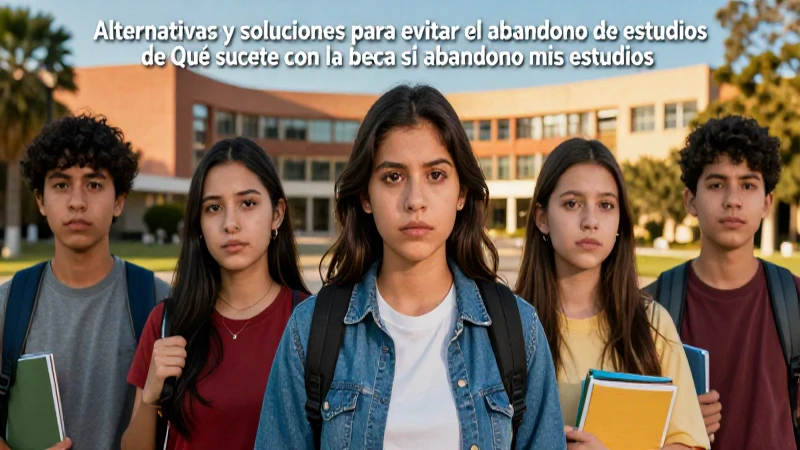 Evita el abandono: qué pasa con tu beca