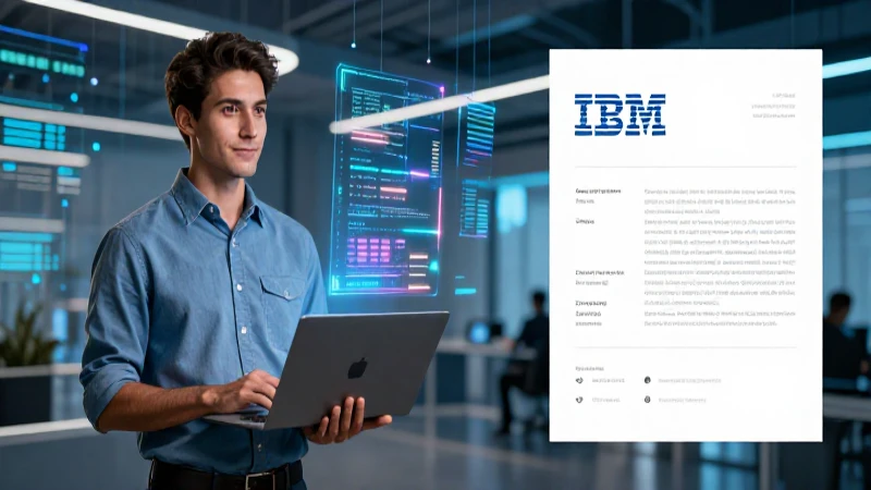 Actualiza tu currículum y carta para trabajar en IBM