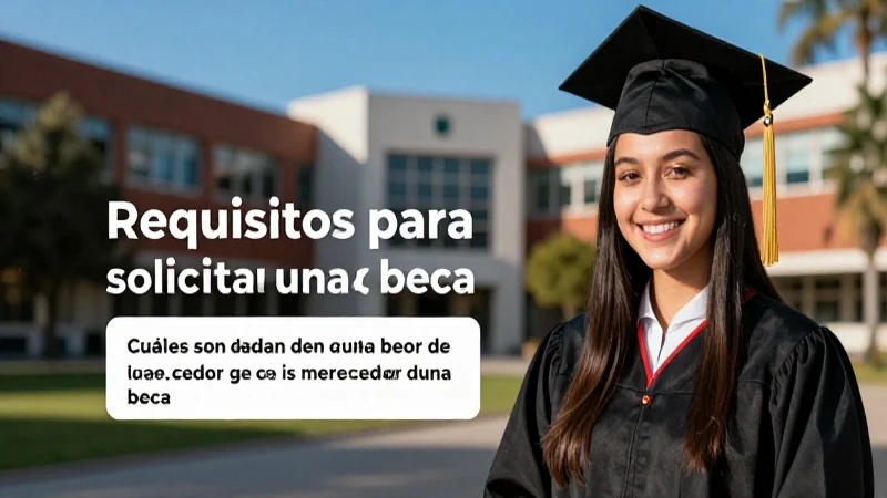 Requisitos para obtener una beca universitaria