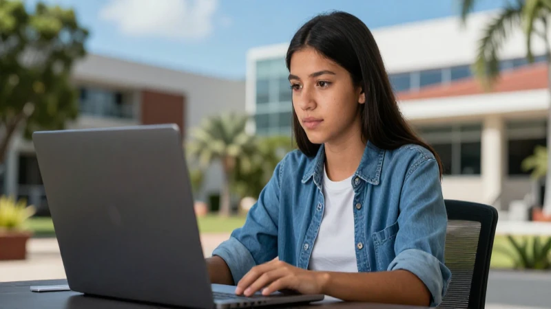 Estudiante mexicano logra acceso digital en campus moderno