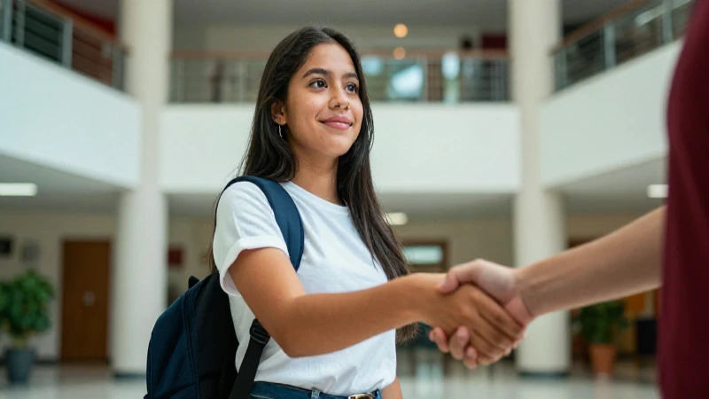 Retrato de estudiante mexicano confiado