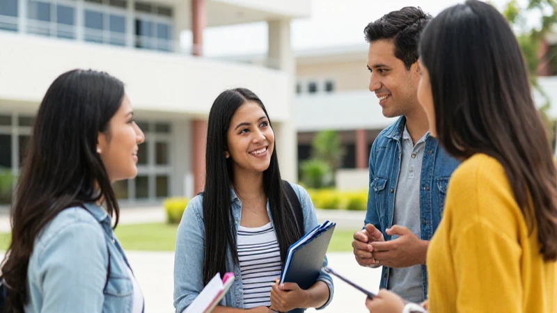 Éxito universitario con guía y estilo moderno