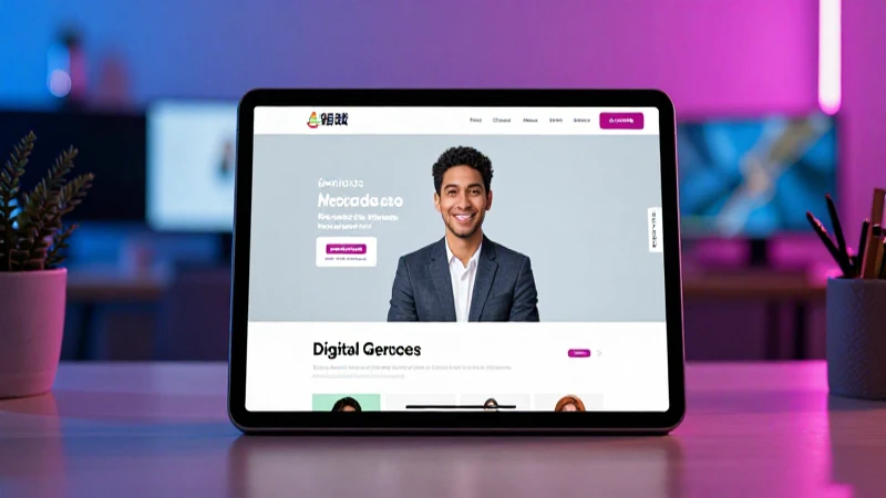 Joven profesional mexicano con éxito digital