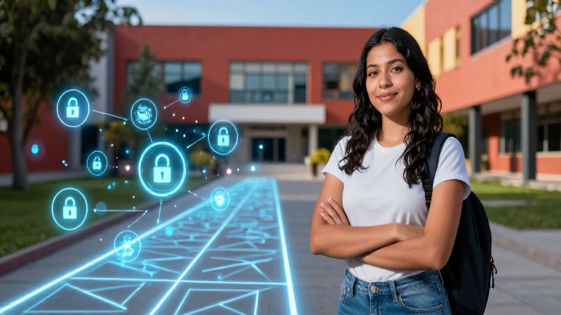 Estudiante mexicano con seguridad digital y confianza
