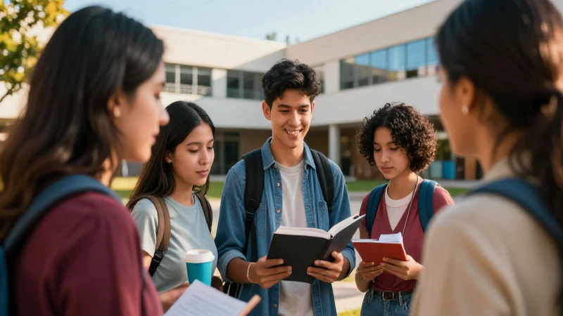 Jóvenes mexicanos y adultos conectan en un campus moderno