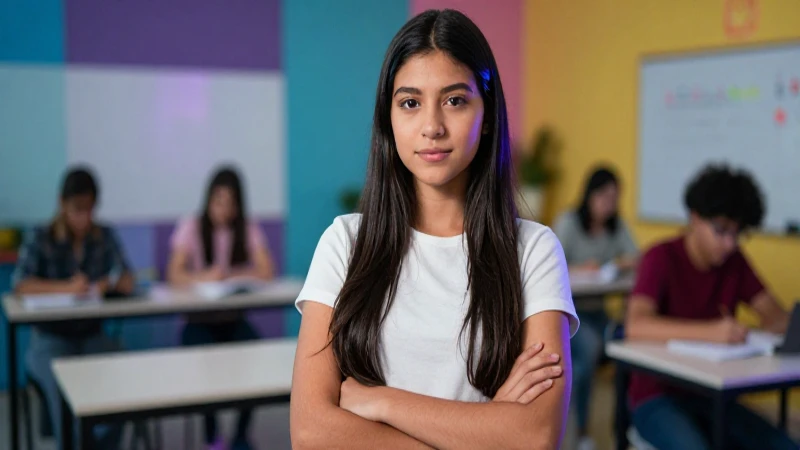 Joven estudiante mexicana prepara su éxito
