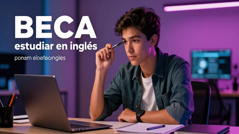 Joven mexicano busca beca internacional