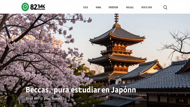 Busco becas para estudiar en una universidad japonesa