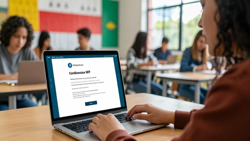 Cómo obtener certificados electrónicos SEP de forma rápida y segura 3 Certificados SEP facilitan éxito y logro académico