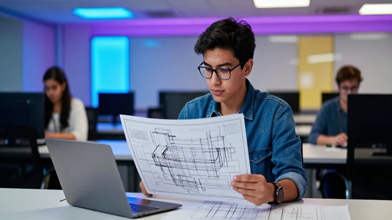 Estudiante mexicano busca beca para ingeniería industrial