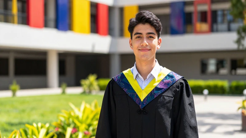 Joven estudiante mexicano busca beca Bancomer
